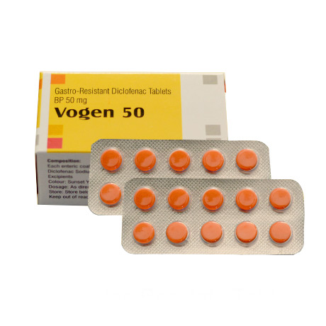 Enteric Coated, Gastro-Resistant Diclofenac Tablets BP 50 mg